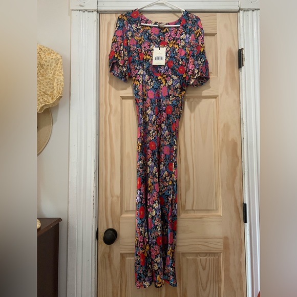 NWT Spell Last Drinks Midi Dress Sz XS - Picture 6 of 12